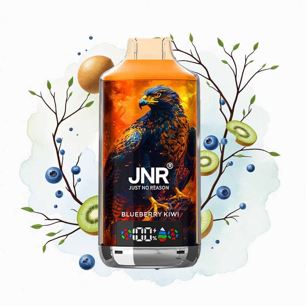JNR Falcon X 18000 Kiwi Arándano Digital 750mAh Dual Mesh