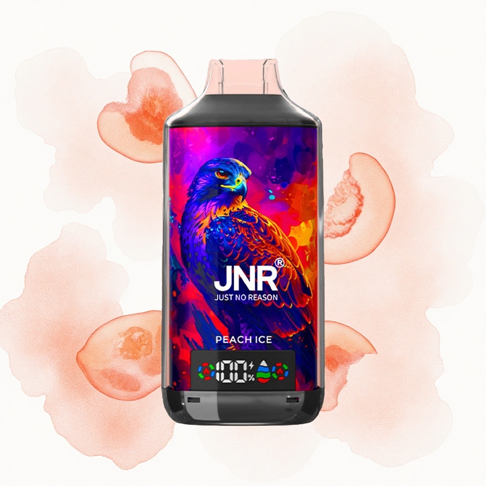 JNR Falcon X 18000 Melocotón Hielo 24ml Doble Malla