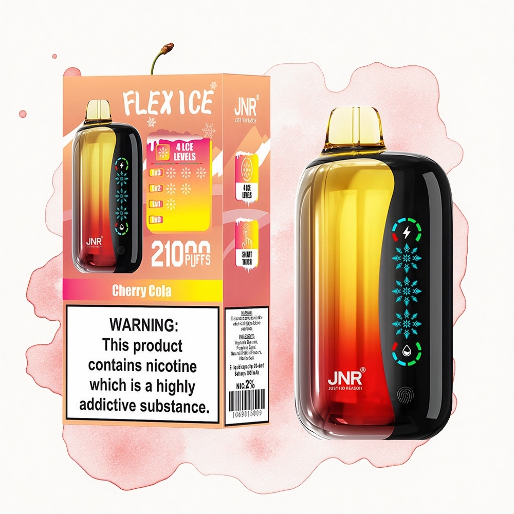 JNR Flex Ice 21000 Cola Cereza Ajustable Hielo Dual Mesh