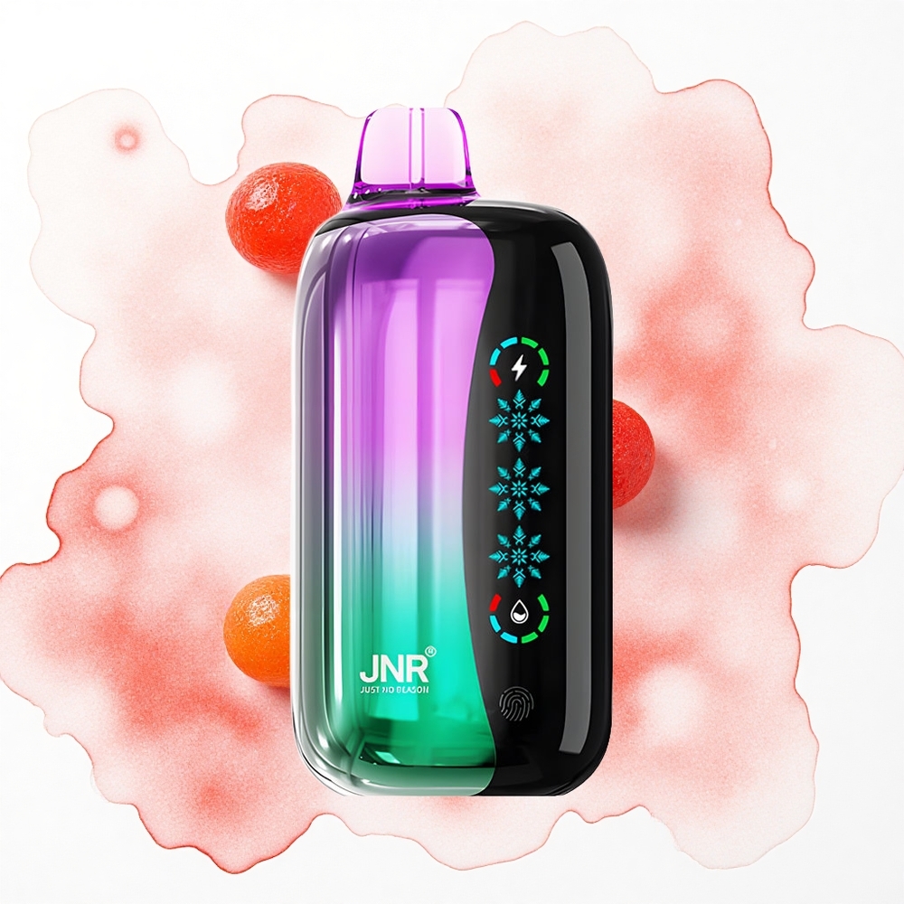 JNR Flex Ice 21000 Gomitas de Cereza Ácida con Ajuste de Hielo y Pantalla Táctil