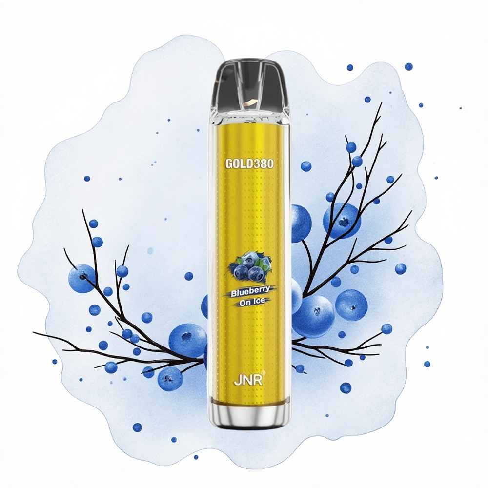 JNR Gold380 6000 Arándano en Hielo con Batería 1500mAh y Bobina 1.0ohm