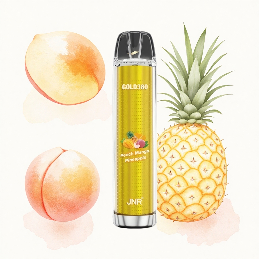 JNR Gold380 6000 Durazno Mango Piña 13ml 0%