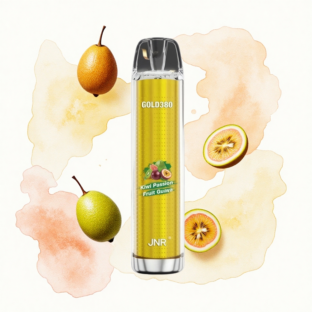 JNR Gold380 6000 Pasión de Frutas Kiwi Guayaba con Batería 1500mAh y Bobina Mesh 1.0ohm
