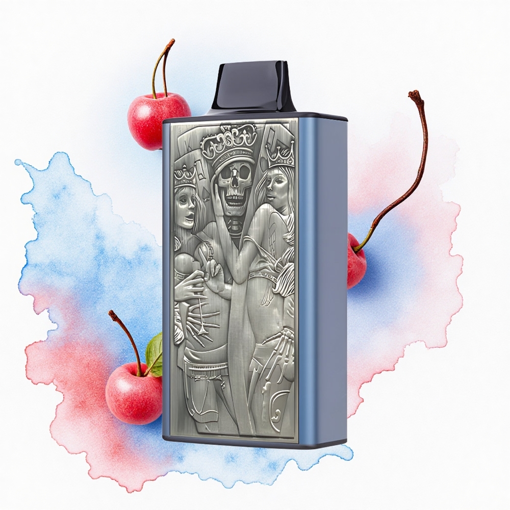 JNR Mega Box 25000 Cereza Frambuesa Azul Dual Carga Rápida 30ml