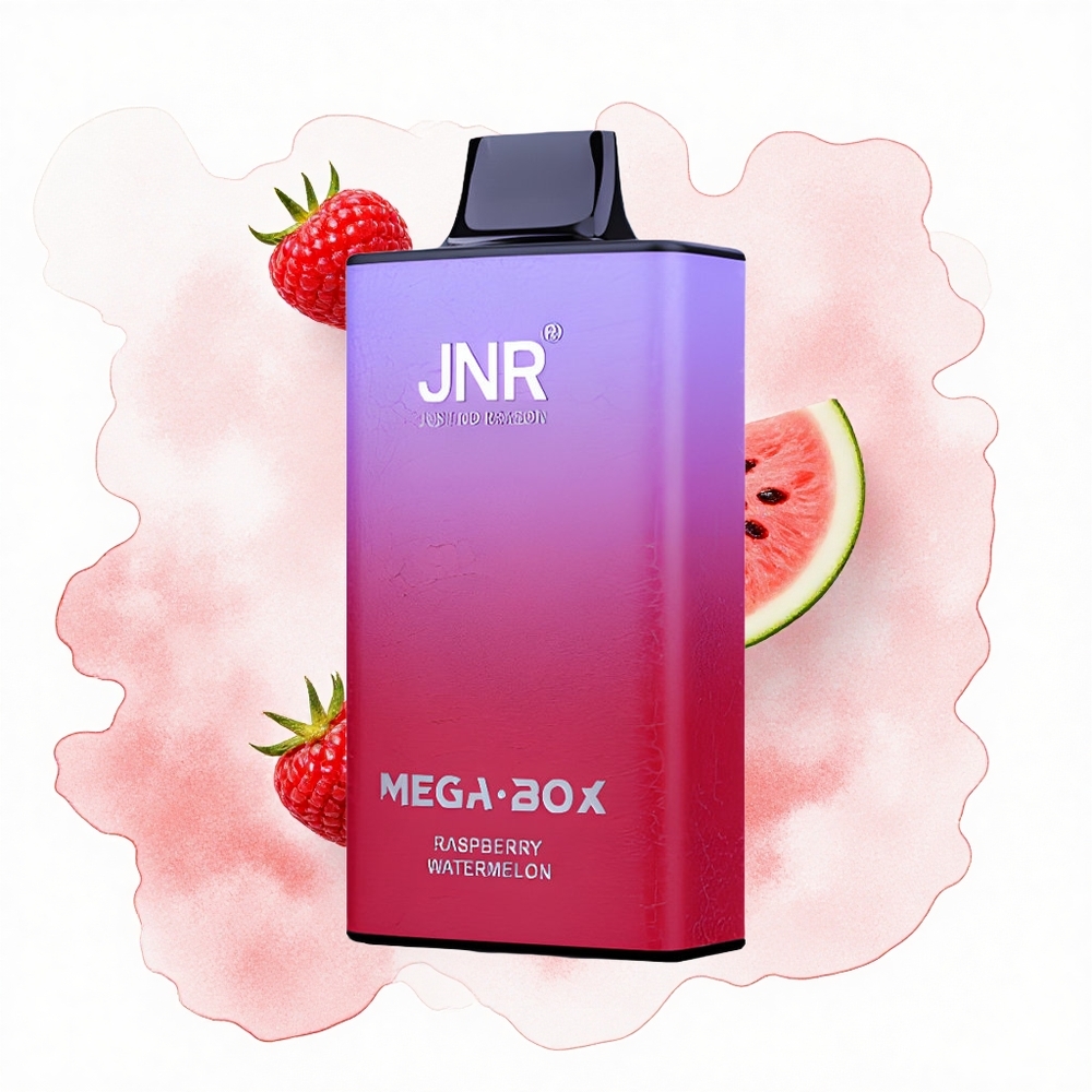 JNR Mega Box 25000 Frambuesa Sandía Dual Carga Rápida 30ml