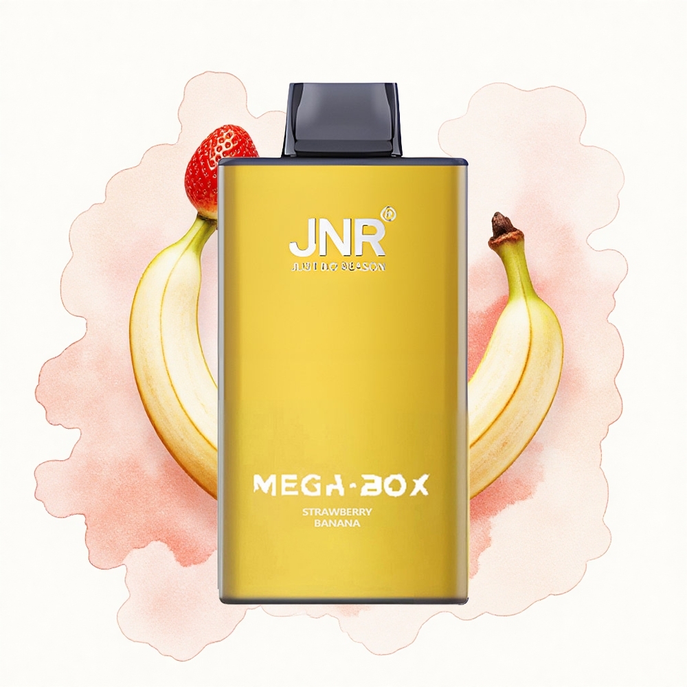 JNR Mega Box 25000 Fresa Plátano Dual Carga Rápida 30ml