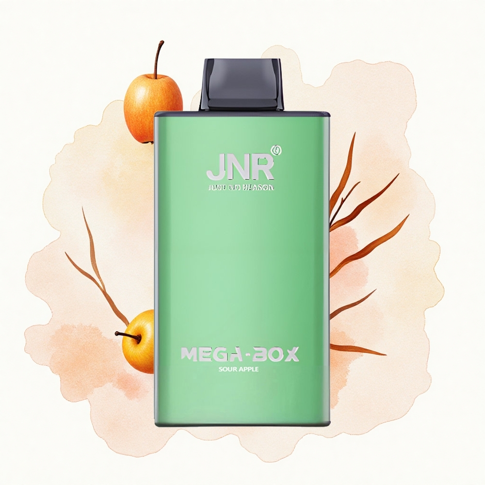 JNR Mega Box 25000 Manzana Ácida Dual Mesh 30ml