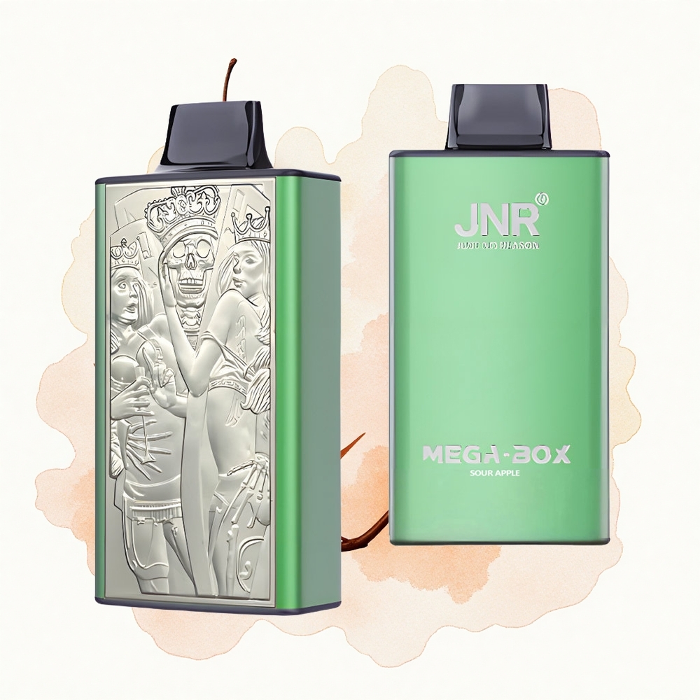 JNR Mega Box 25000 Manzana Ácida Dual Mesh 30ml