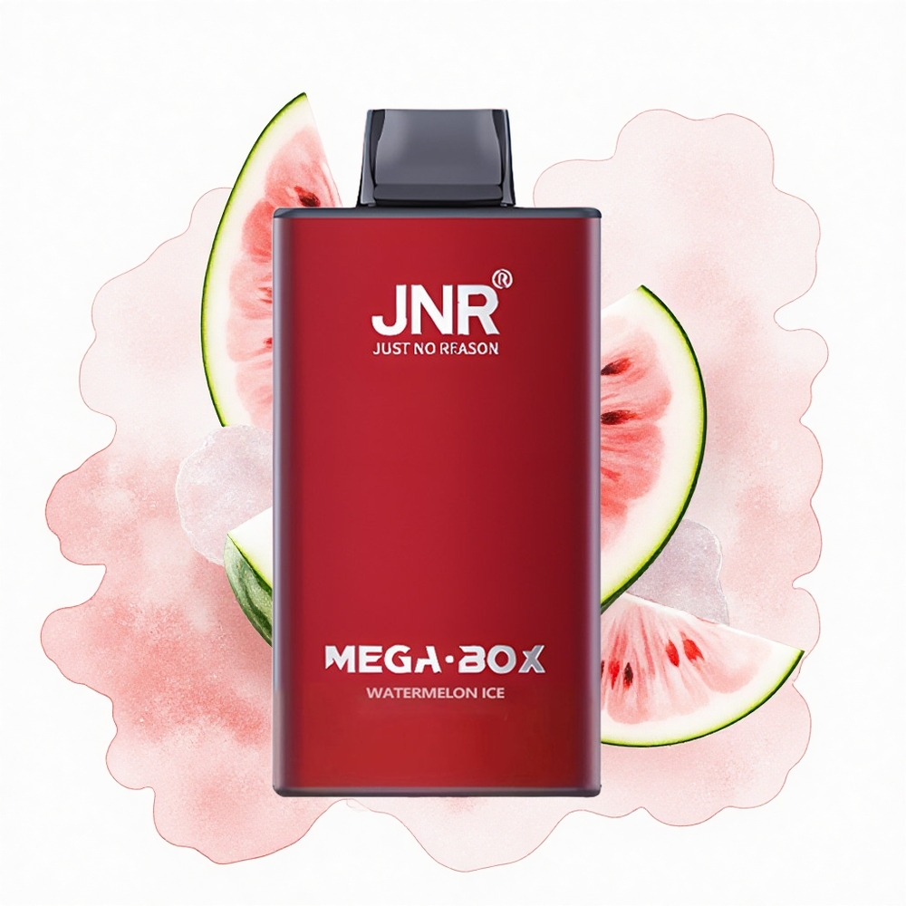 JNR Mega Box 25000 Sandía Hielo 30ml Dual Carga Rápida