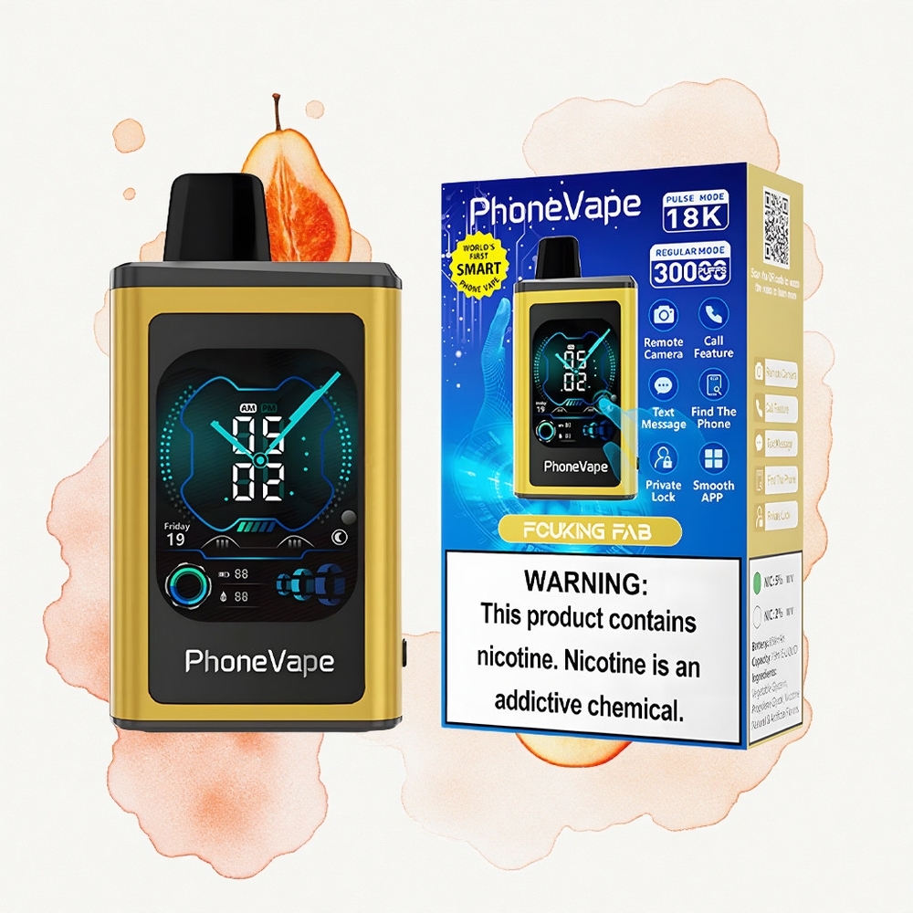 JNR PhoneVape 30000 Jodidamente Genial Turbo Pantalla Completa Cámara Remota