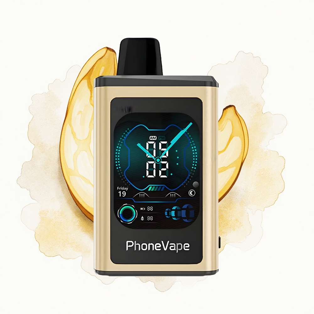 JNR PhoneVape 30000 Plátano Hielo Turbo Pantalla Completa