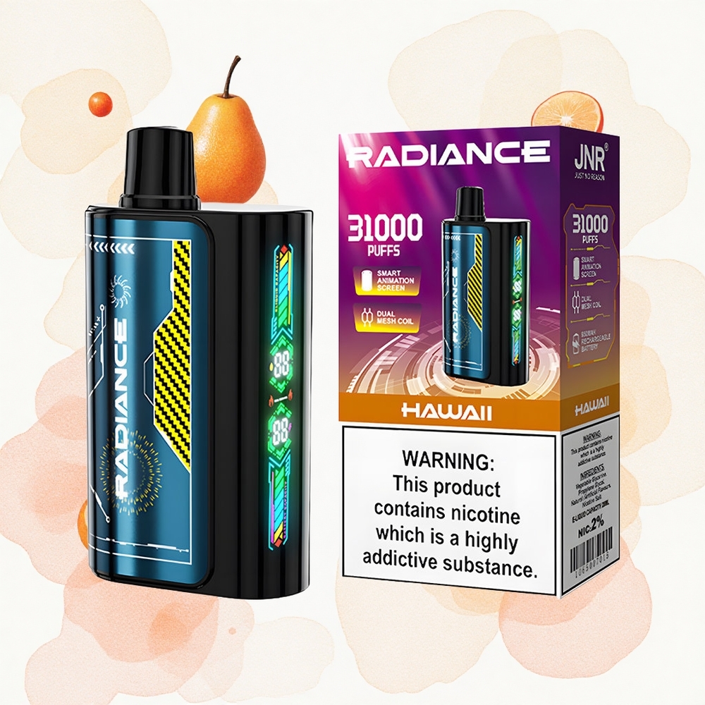 JNR Radiance 31000 Hawaii Brillante 28ml Pantalla Inteligente Doble Malla