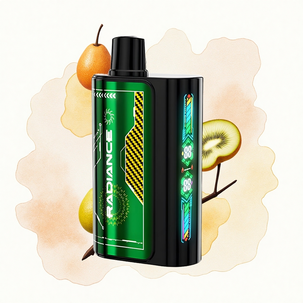 JNR Radiance 31000 Maracuyá Kiwi Pantalla Inteligente Dual Mesh