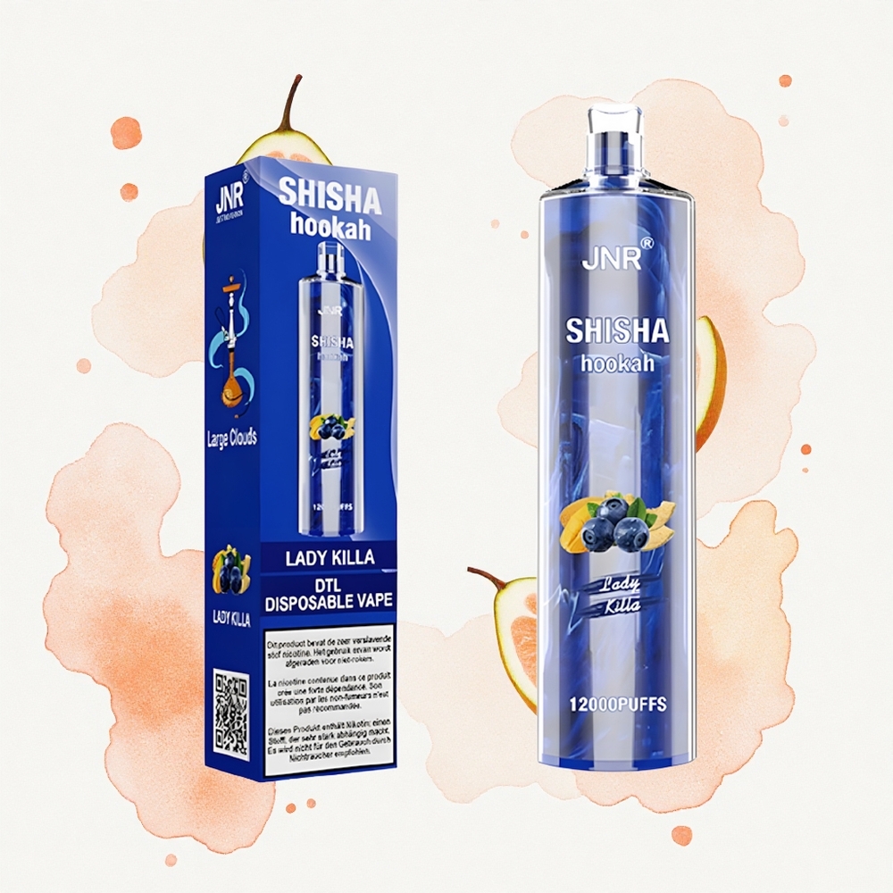 JNR Shisha Hookah 12000 Asesina de Damas 24ml 0.6 Ohm