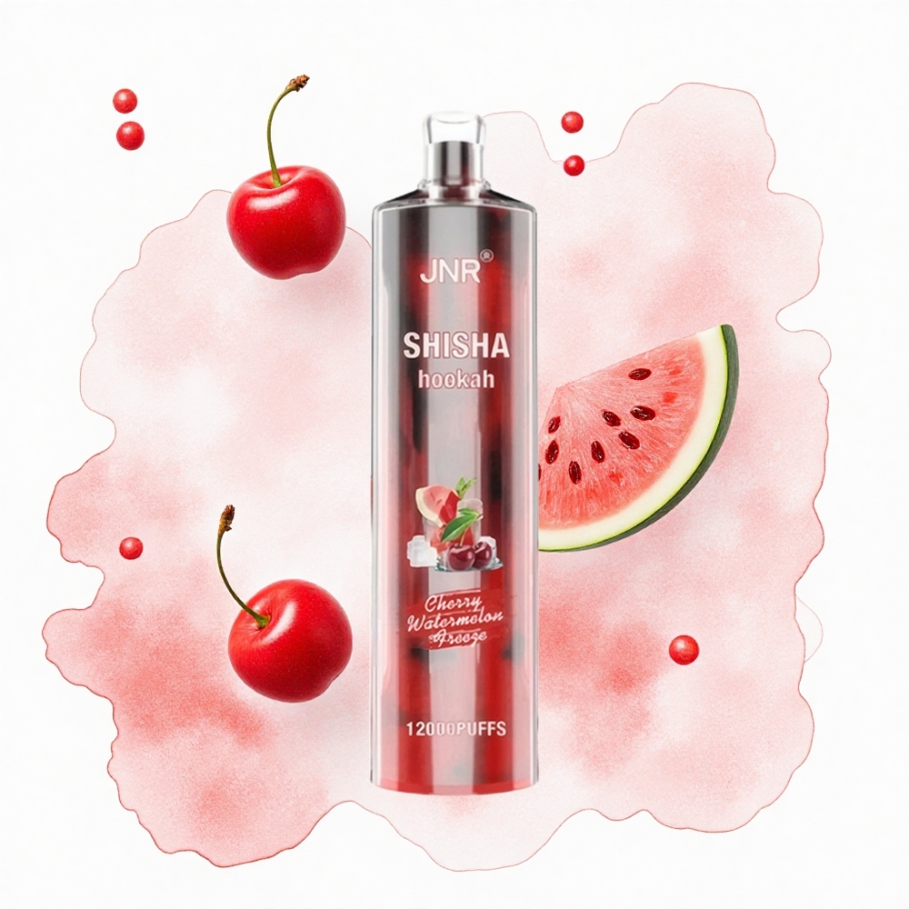 JNR Shisha Hookah 12000 Cereza Sandía Congelada 24ml Tipo-C