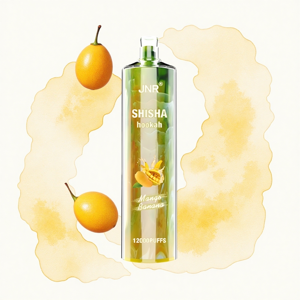 JNR Shisha Hookah 12000 Mango Banana 24ml 750mAh Tipo-C