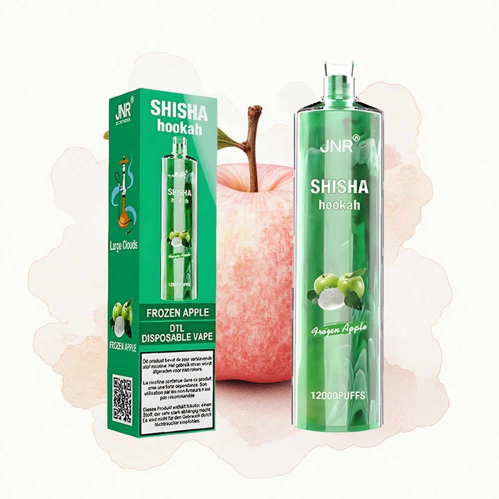 JNR Shisha Hookah 12000 Manzana Congelada 24ml Tipo-C