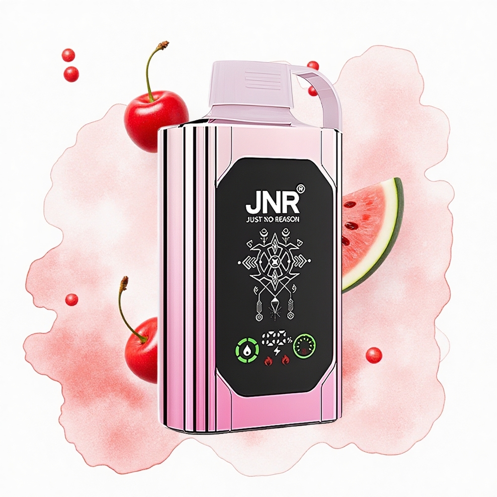 JNR Shisha Hookah Box 20500 Cereza Sandía Congelada HD Dual Malla 25ml