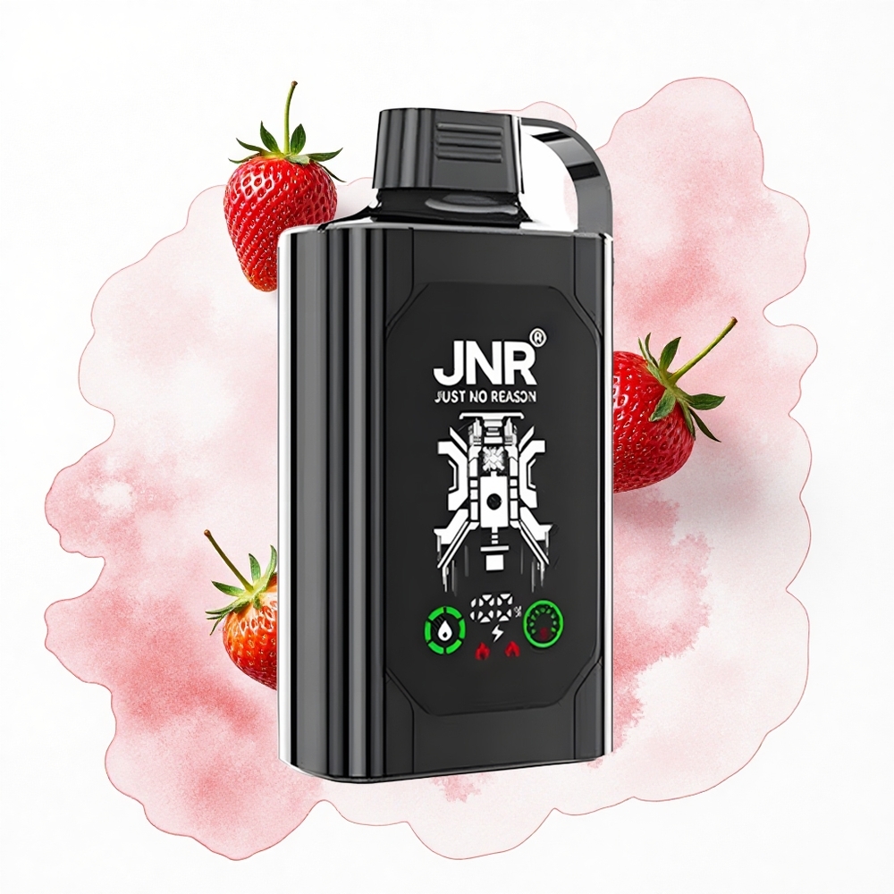 JNR Shisha Hookah Box 20500 Fresa Uva HD Dual Mesh Carga Rápida