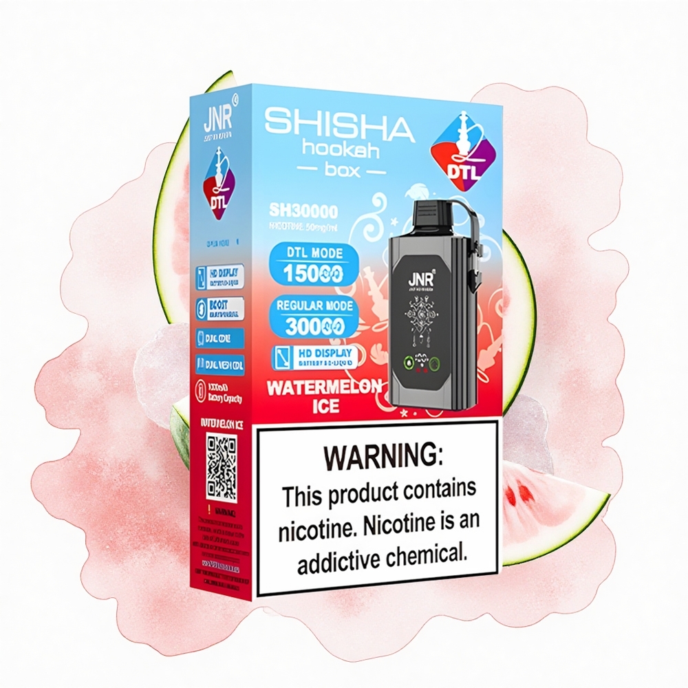 JNR Shisha Hookah Box 20500 Sandía Hielo HD Dual Mesh 25ml