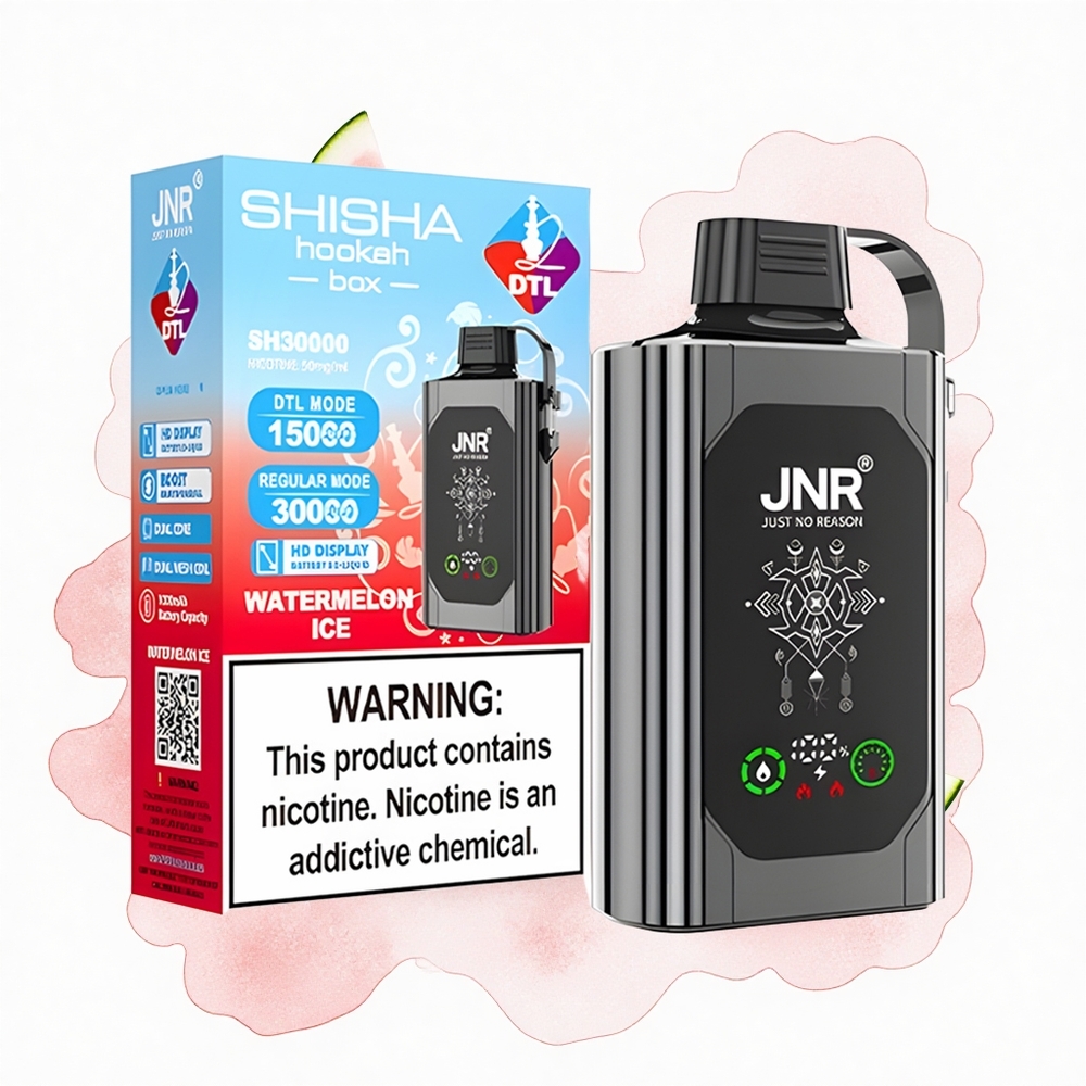 JNR Shisha Hookah Box 20500 Sandía Hielo HD Dual Mesh 25ml