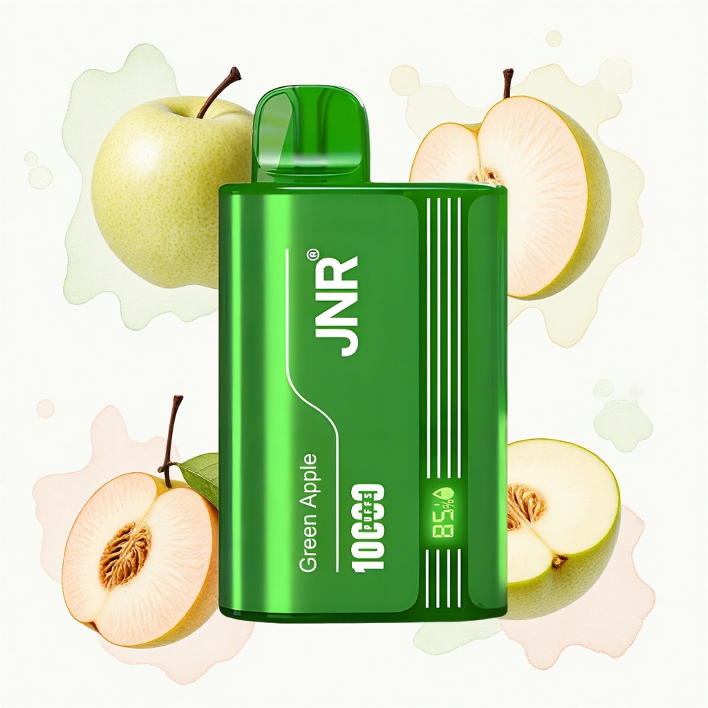 JNR Tank 10000 Manzana Verde Durazno Pera con Pantalla Digital y Carga Rápida Type-C
