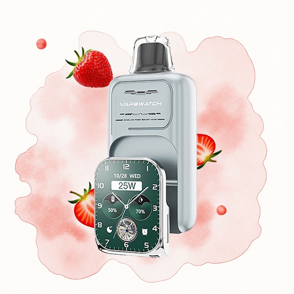 JNR VapeWatch 30000 Fresa Helada Doble Malla 19mL 5% Tipo-C