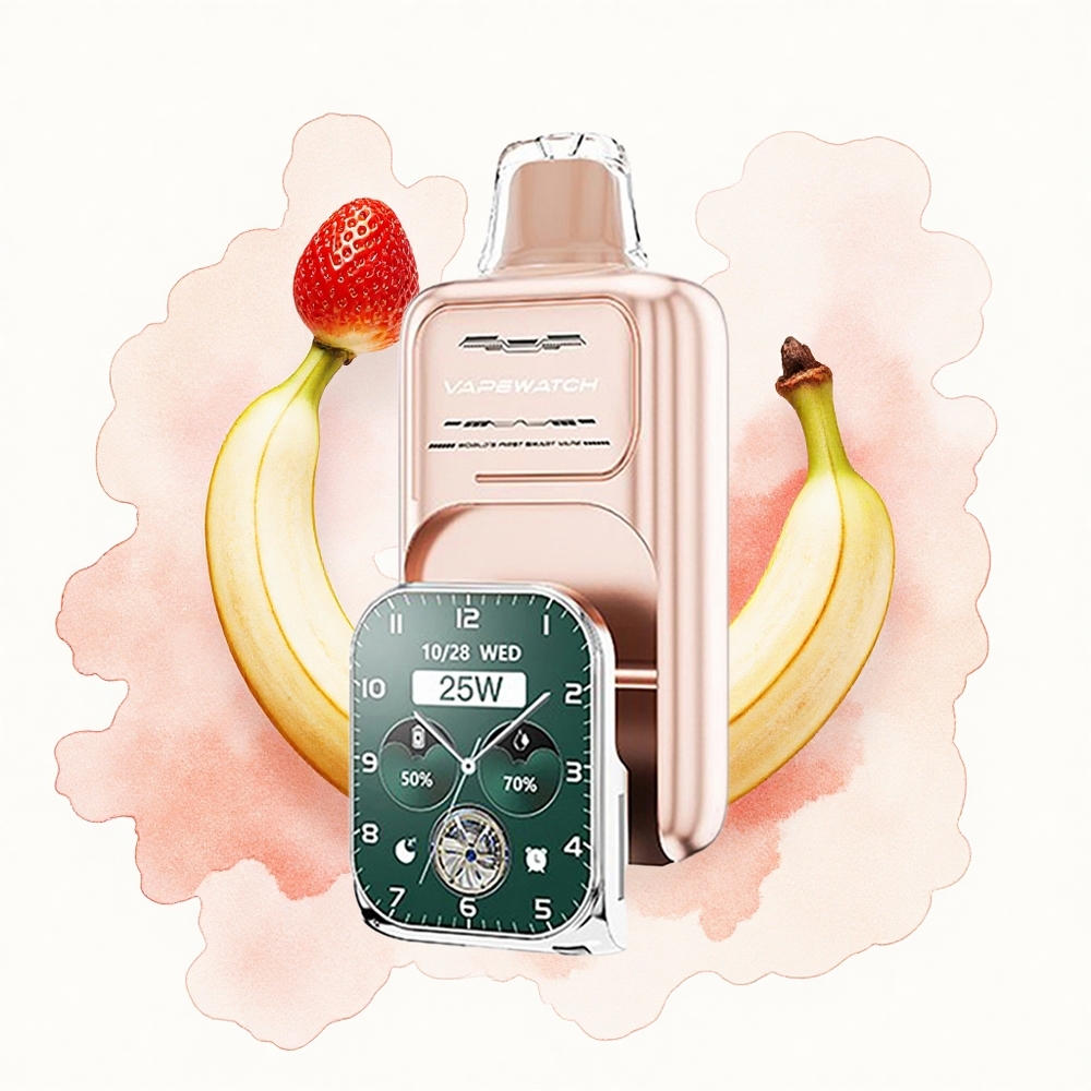 JNR VapeWatch 30000 Fresa Plátano Doble Malla 19mL 5%