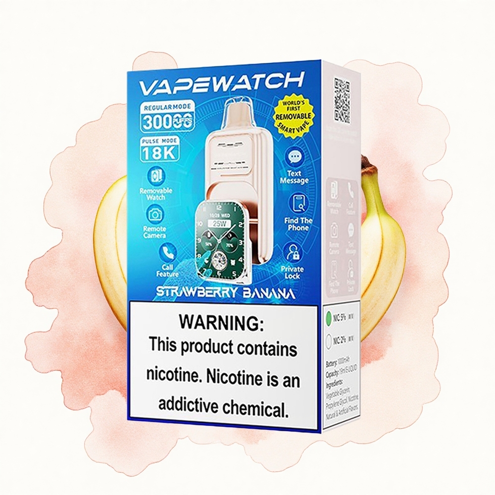JNR VapeWatch 30000 Fresa Plátano Doble Malla 19mL 5%