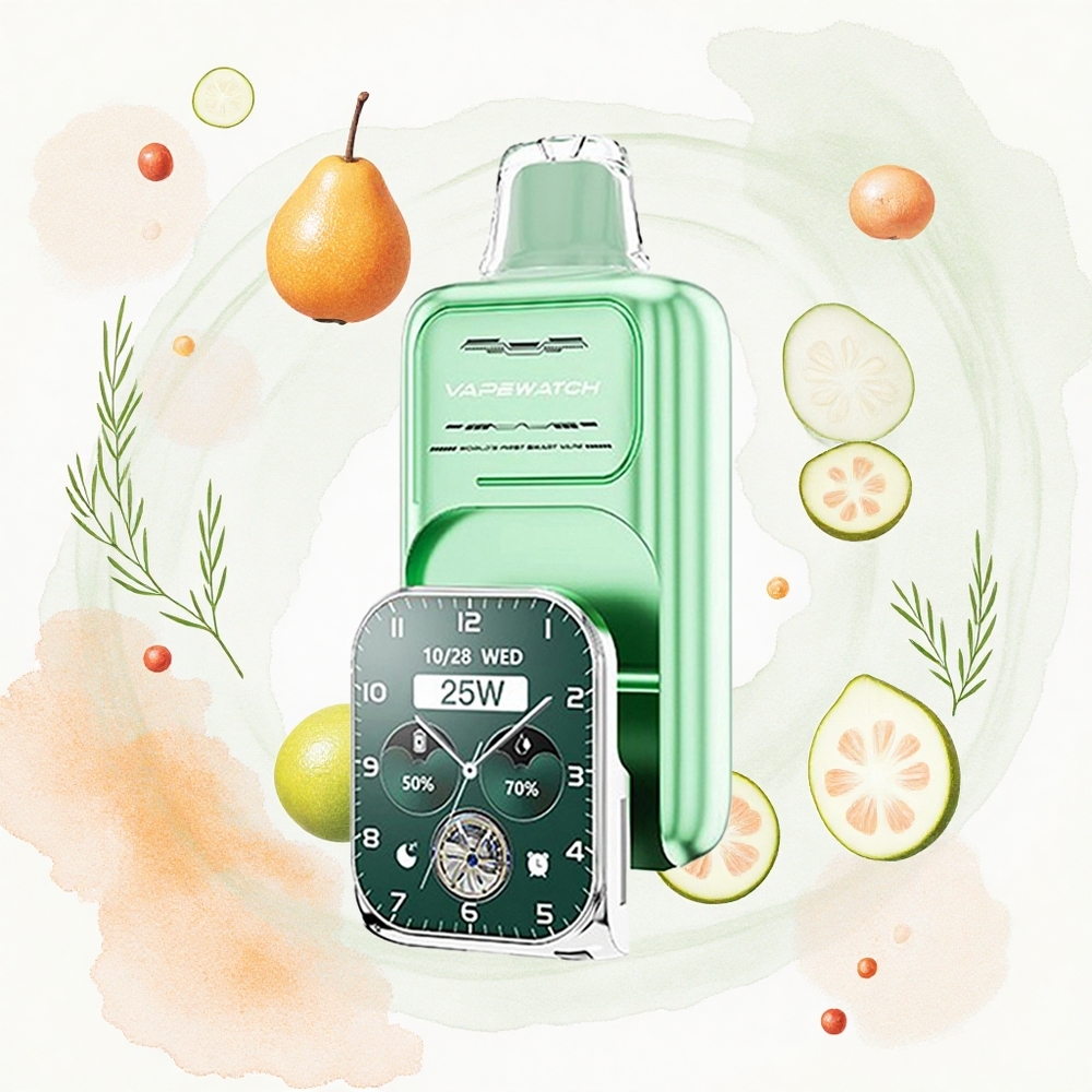 JNR VapeWatch 30000 Menta de Miami Doble Malla 19mL 5% Carga Rápida