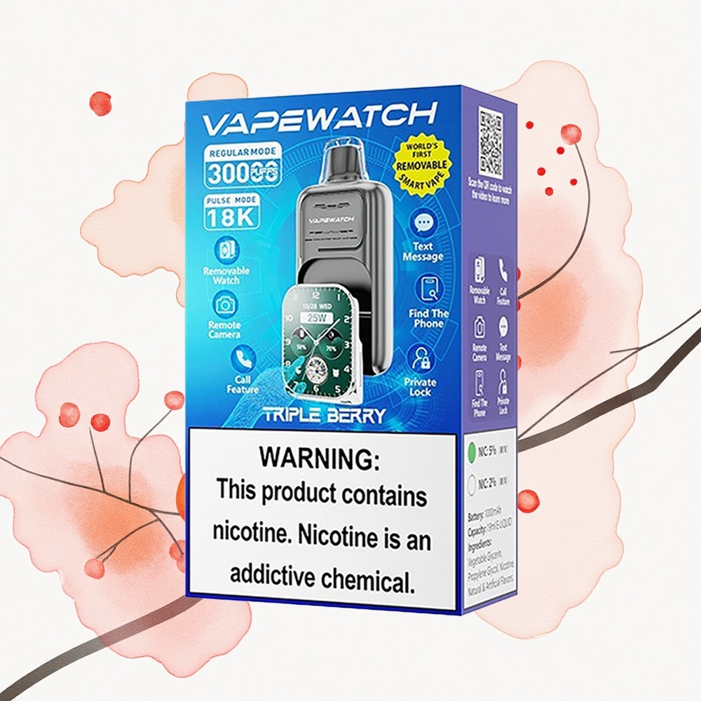 JNR VapeWatch 30000 Triple Berry Doble Malla Carga Rápida 19mL