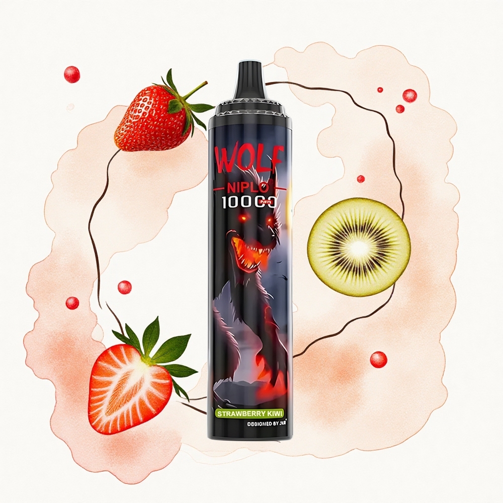 JNR Wolf Niplo 10000 Fresa Kiwi 20ml Tipo-C 650mAh