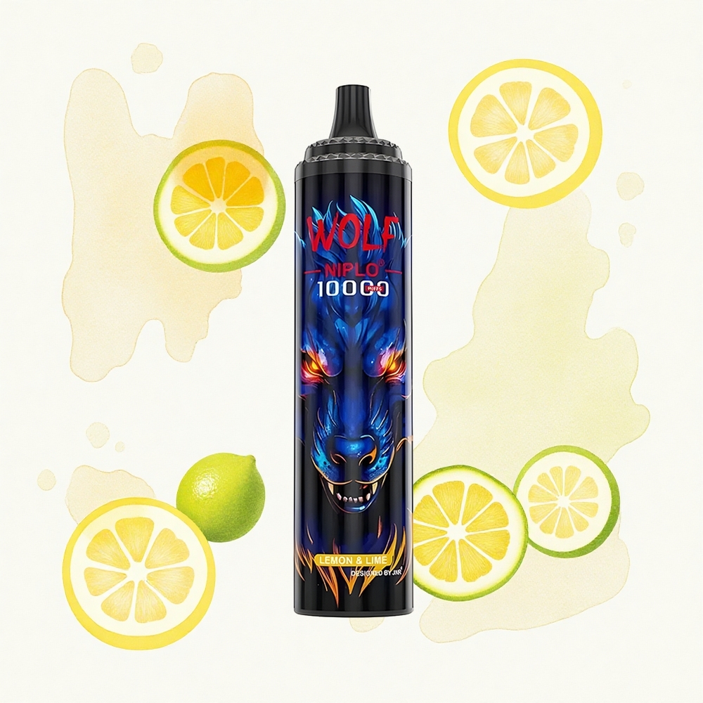 JNR Wolf Niplo 10000 Lima & Limón 20ml 5% Tipo-C