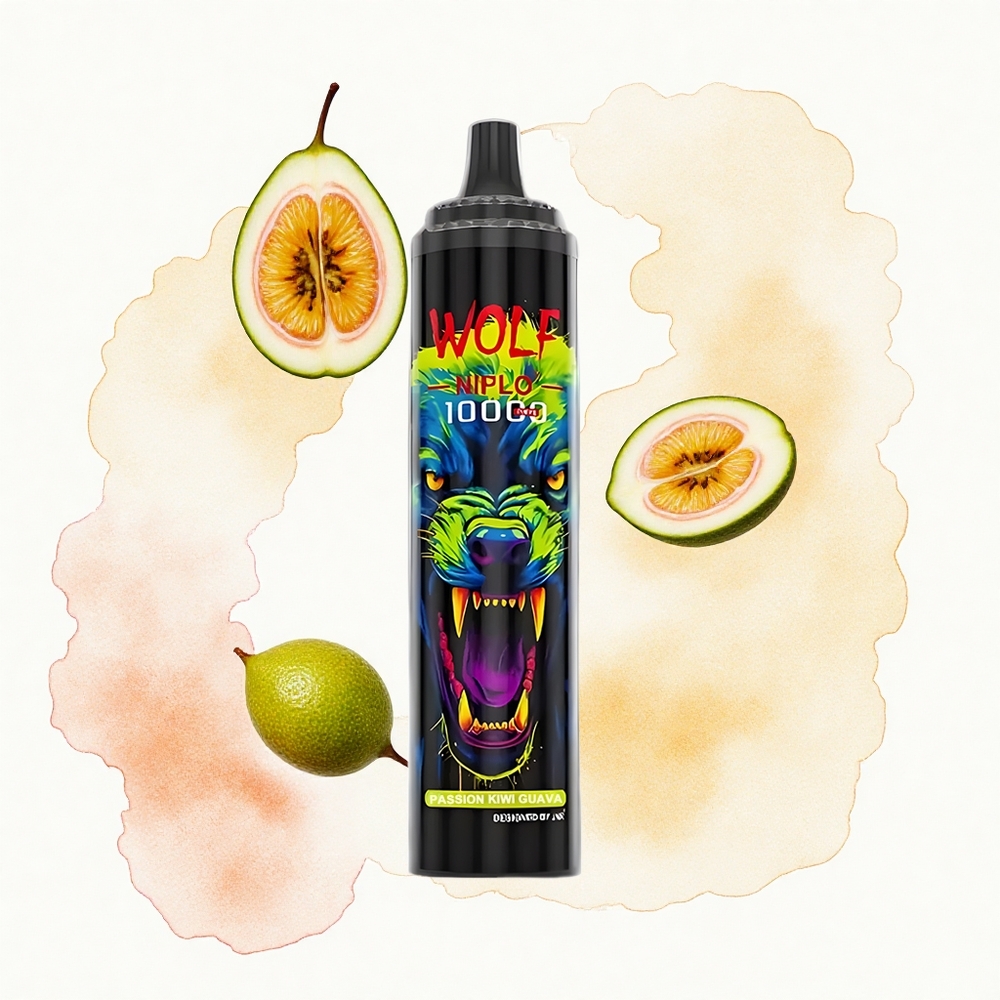 JNR Wolf Niplo 10000 Pasión Kiwi Guayaba 20ml 5% Tipo-C