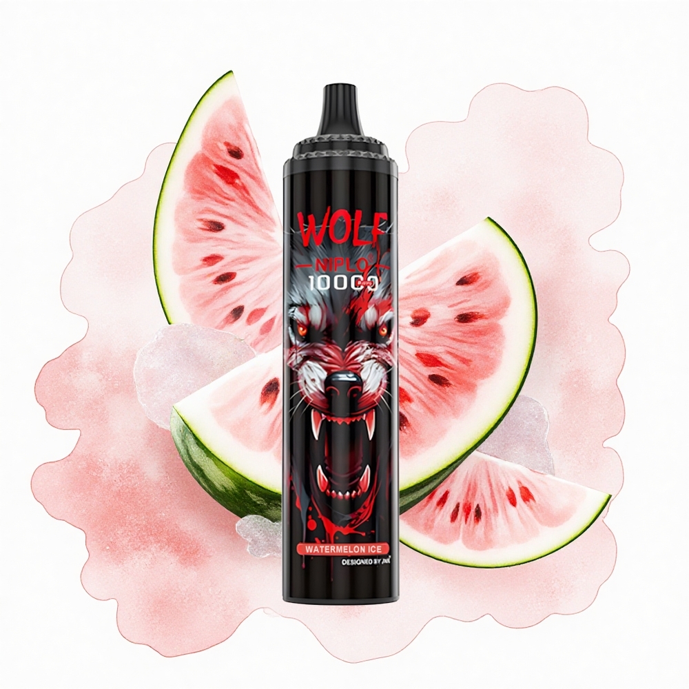 JNR Wolf Niplo 10000 Sandía Hielo 20ml 650mAh Tipo-C