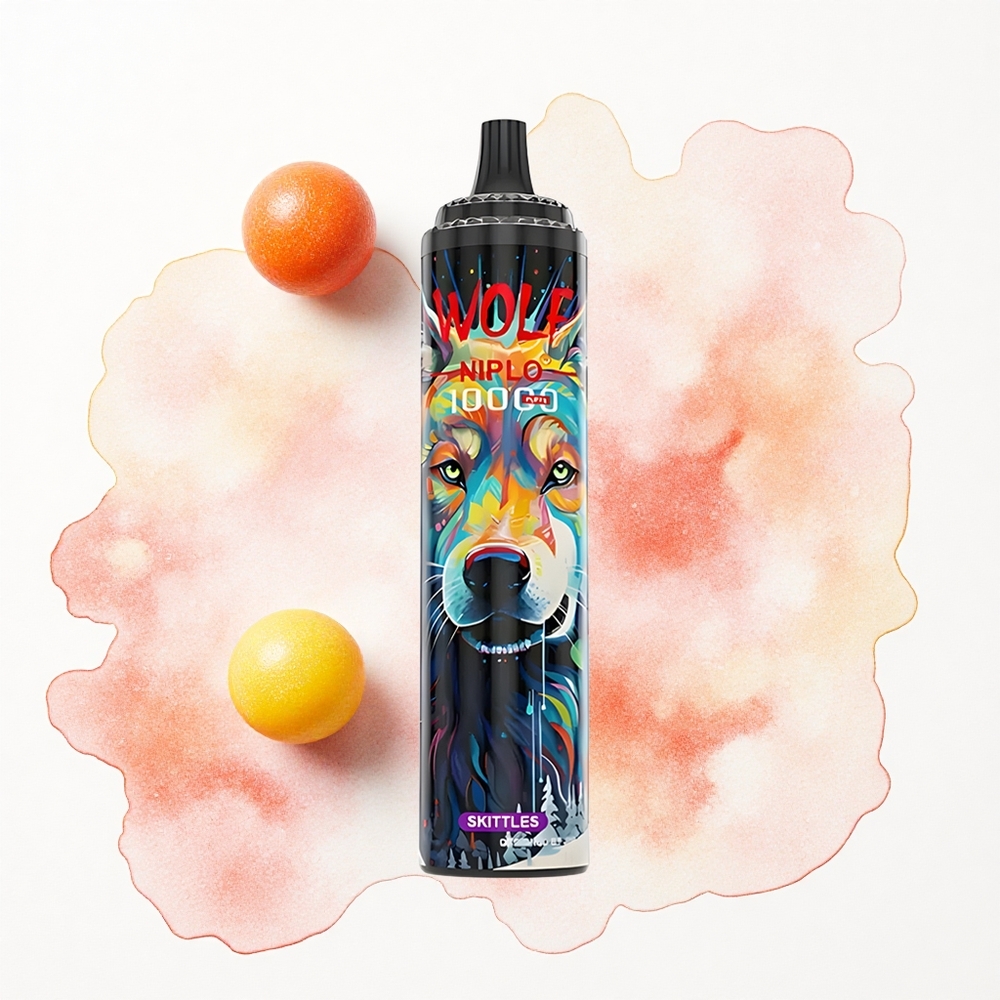 JNR Wolf Niplo 10000 Skittles 20ml 1.0 Ohm Tipo-C