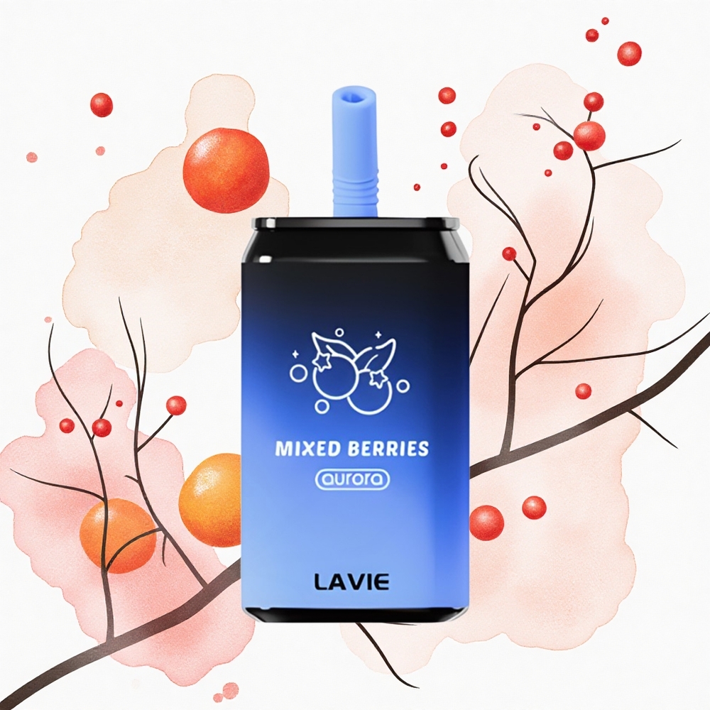Lavie Aurora 11000 Puffs Bayas Mixtas 22ML Tipo C Recargable