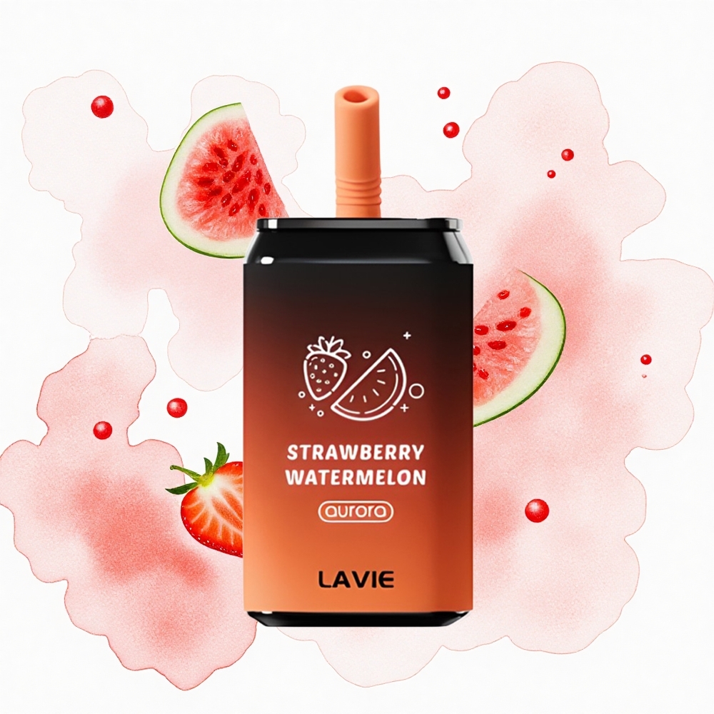 Lavie Aurora 11000 Puffs Fresa Sandía Aurora 650mAh Recargable