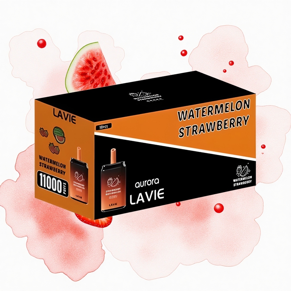 Lavie Aurora 11000 Puffs Fresa Sandía Aurora 650mAh Recargable