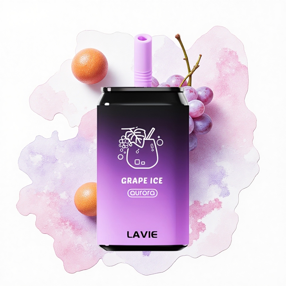 Lavie Aurora 11000 Puffs Helado de Uva 22ML Recargable