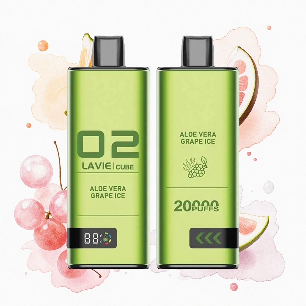 Lavie Cube 20000 Puffs Aloe Vera Uva Hielo 28ML Tipo C