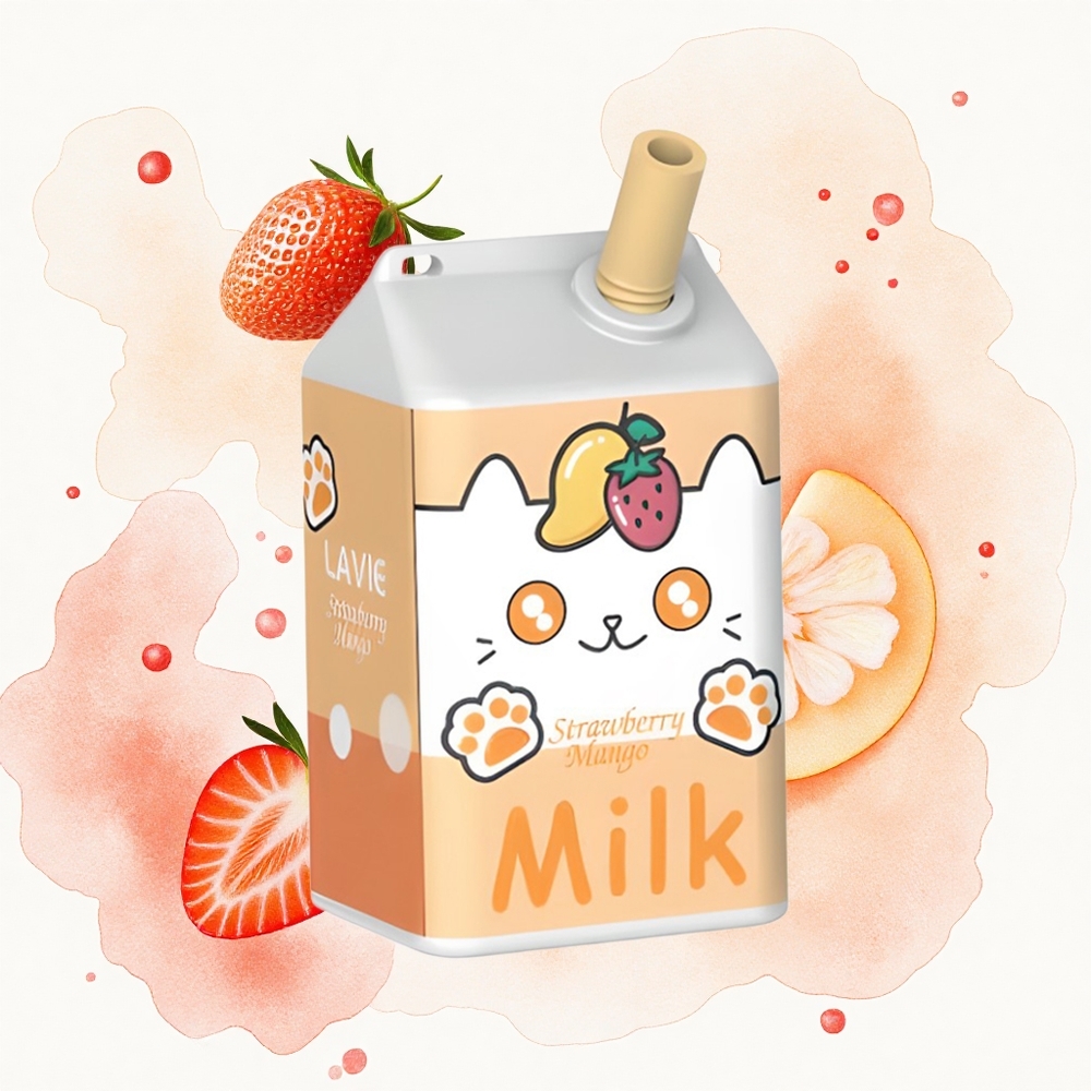Lavie Milk 7000 Puffs Fresa Mango 16ML Recargable