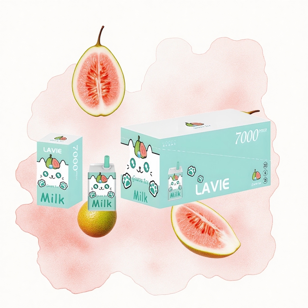 Lavie Milk 7000 Puffs Helado de Guayaba 16ML Recargable