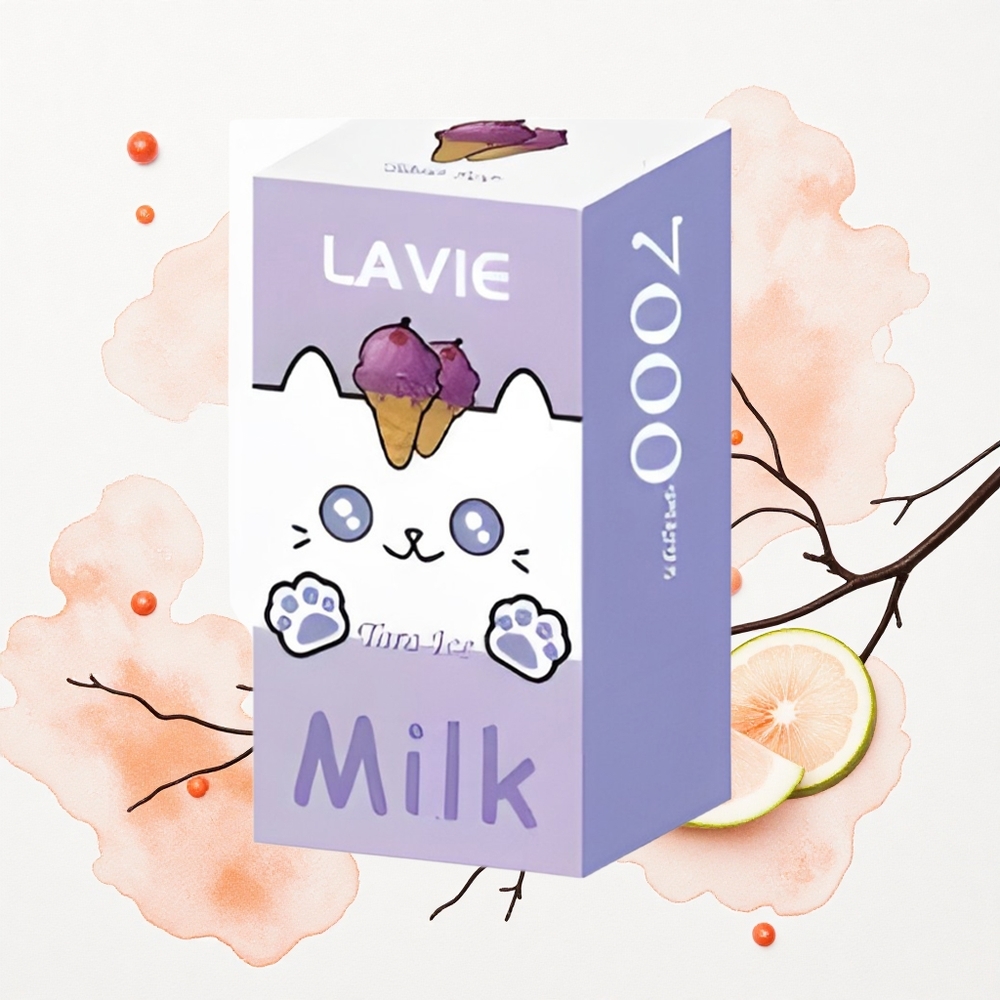 Lavie Milk 7000 Puffs Helado de Taro 16ML 0%