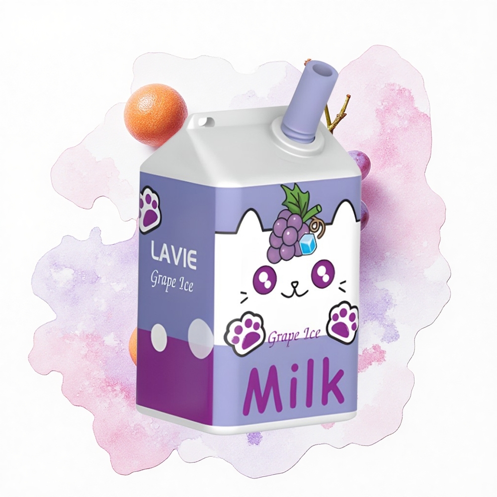 Lavie Milk 7000 Puffs Helado de Uva 16ML 600mAh Tipo C