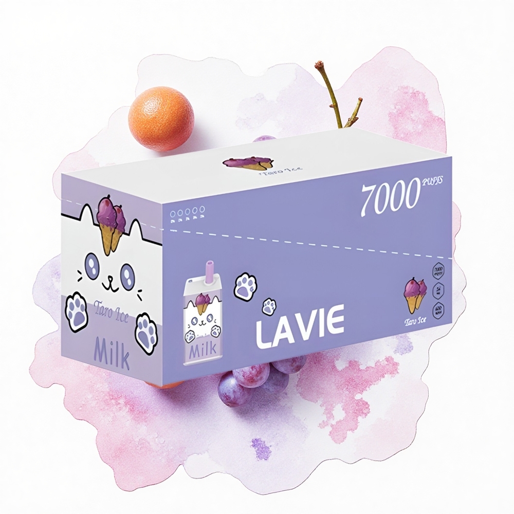 Lavie Milk 7000 Puffs Helado de Uva 16ML 600mAh Tipo C