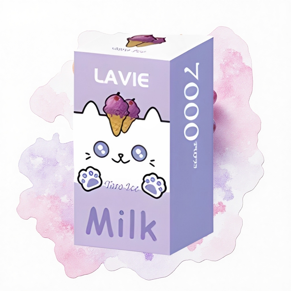 Lavie Milk 7000 Puffs Helado de Uva 16ML 600mAh Tipo C