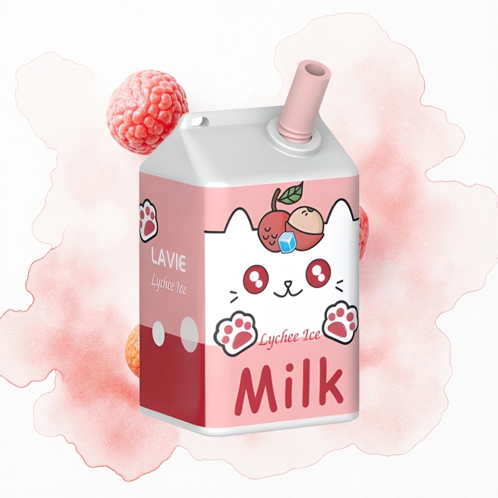 Lavie Milk 7000 Puffs Lychee Hielo 16ML 600mAh Tipo C
