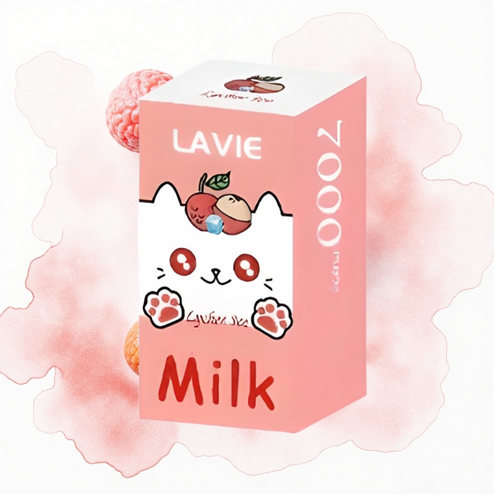 Lavie Milk 7000 Puffs Lychee Hielo 16ML 600mAh Tipo C