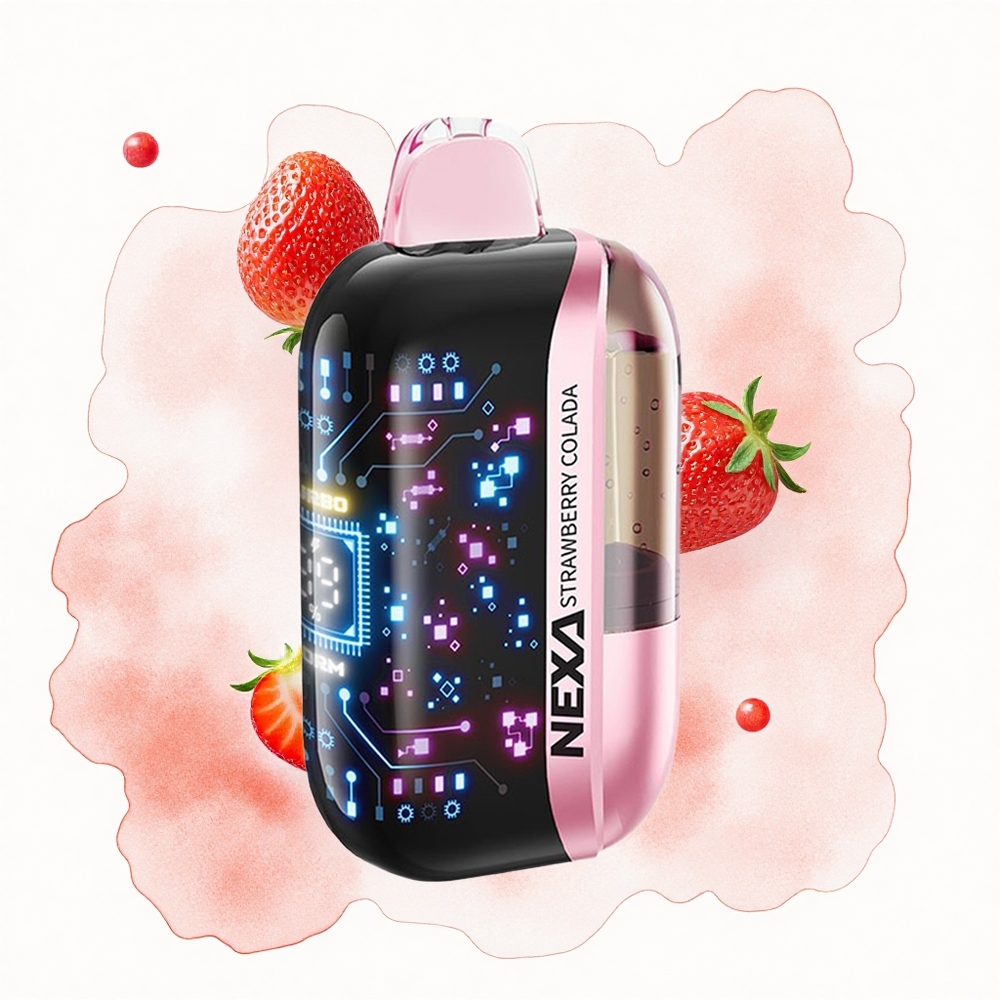 NEXA Ultra 50000 Puffs Colada de Fresa 20ml Tipo-C 5%